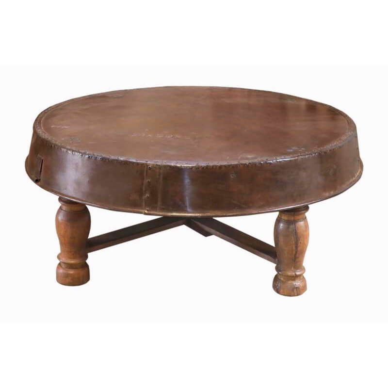 Reclaimed Cooking Pan Coffee Table