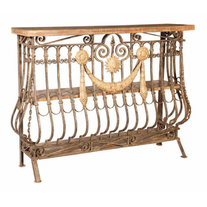 Ornate Balcony Console Table
