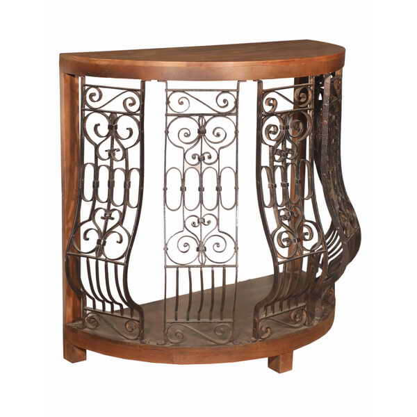 Curved Balcony Console Table