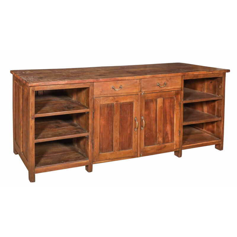 Salvaged Teak Wood Cabinet