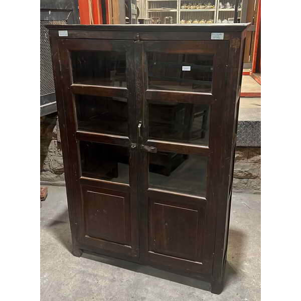 Teak Cabinet with Glass