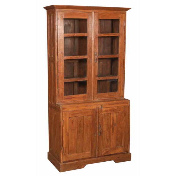 Teak Wood Cabinet with Glass