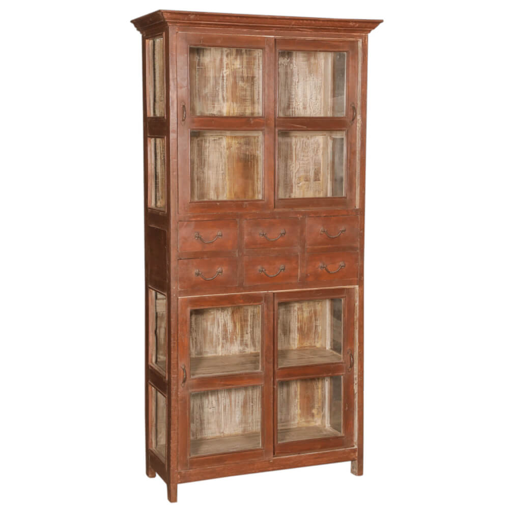 Salvaged Teak Wood Cabinet