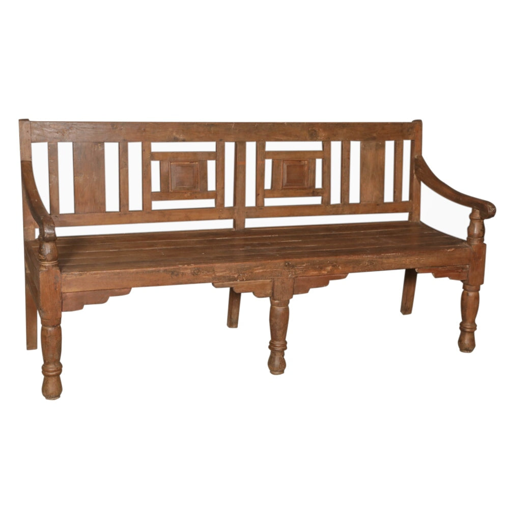 Artisan Reclaimed Teak Bench