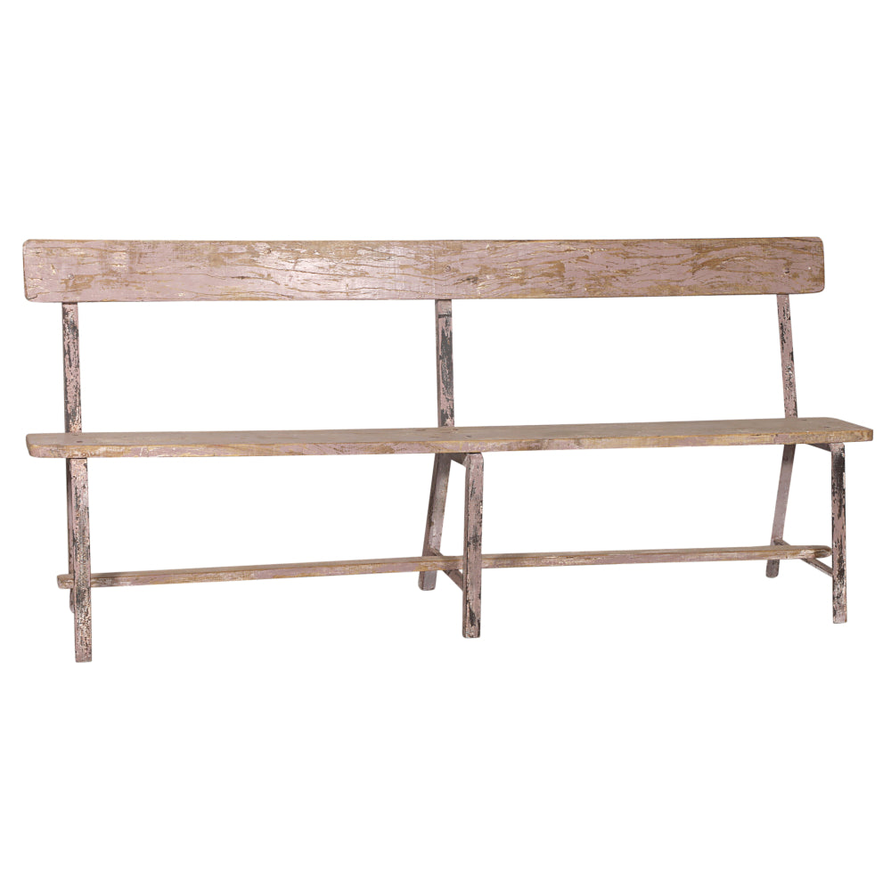 Artisan Crafted Teak Wood Bench