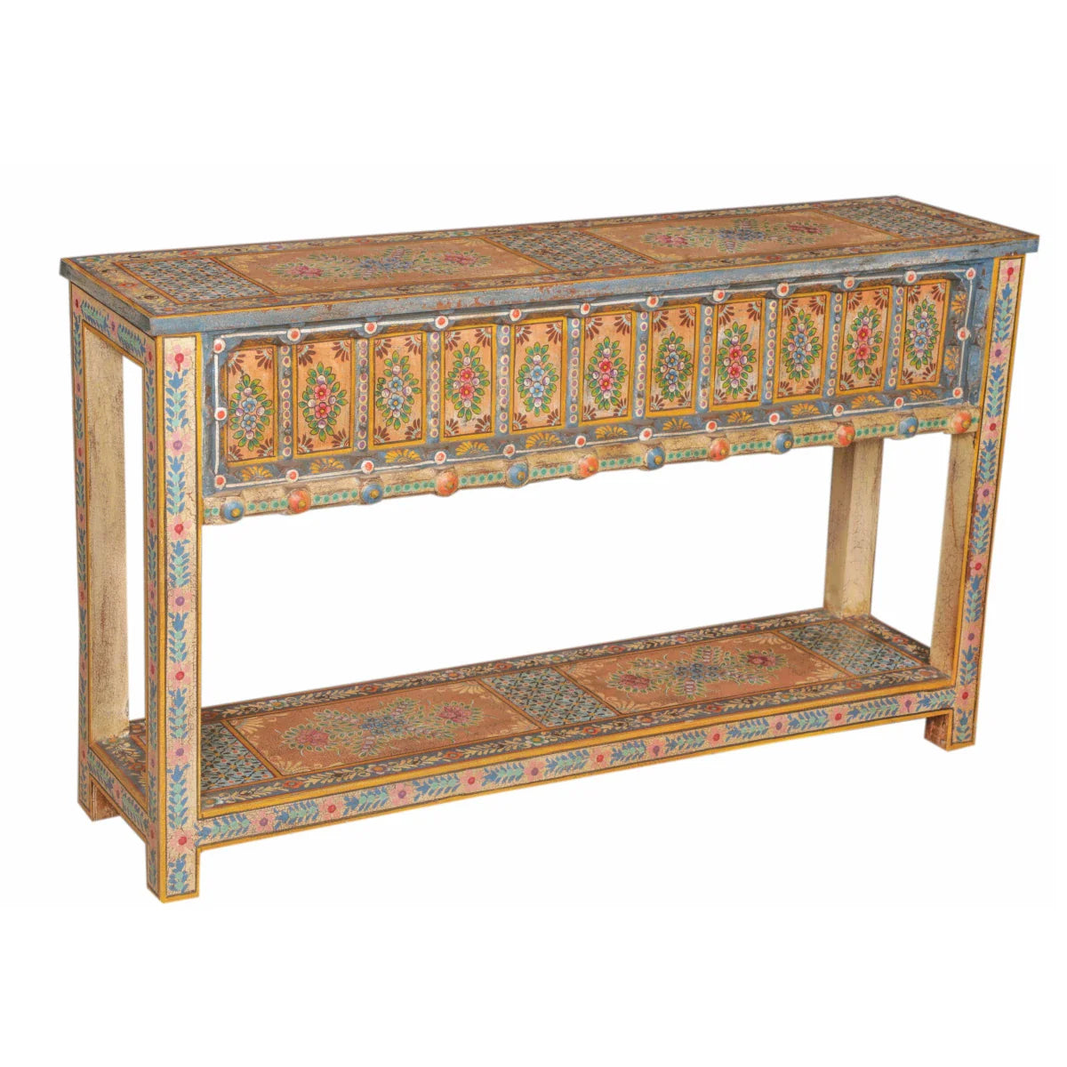 Painted Wooden Console Table
