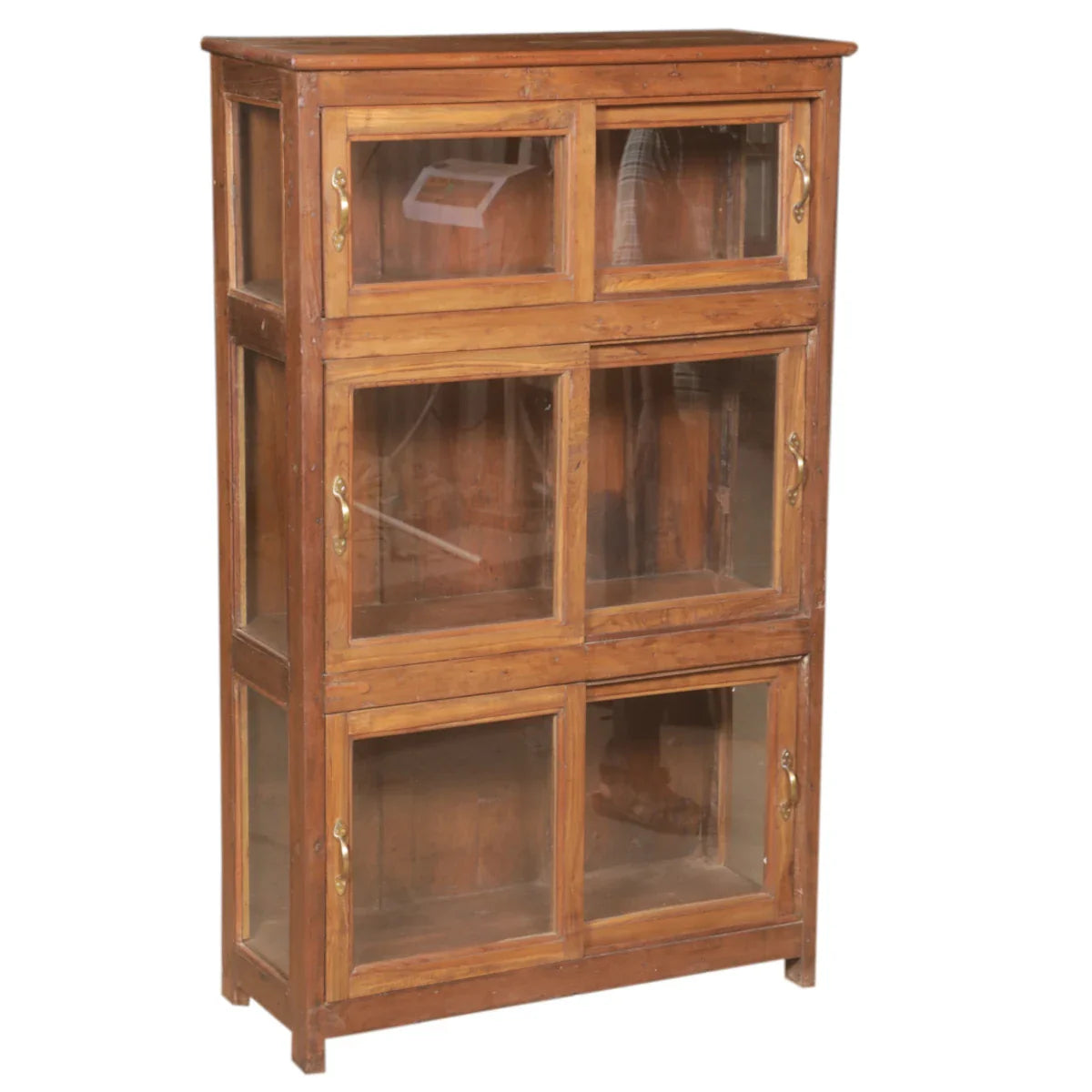 Teak Cabinet with Glass