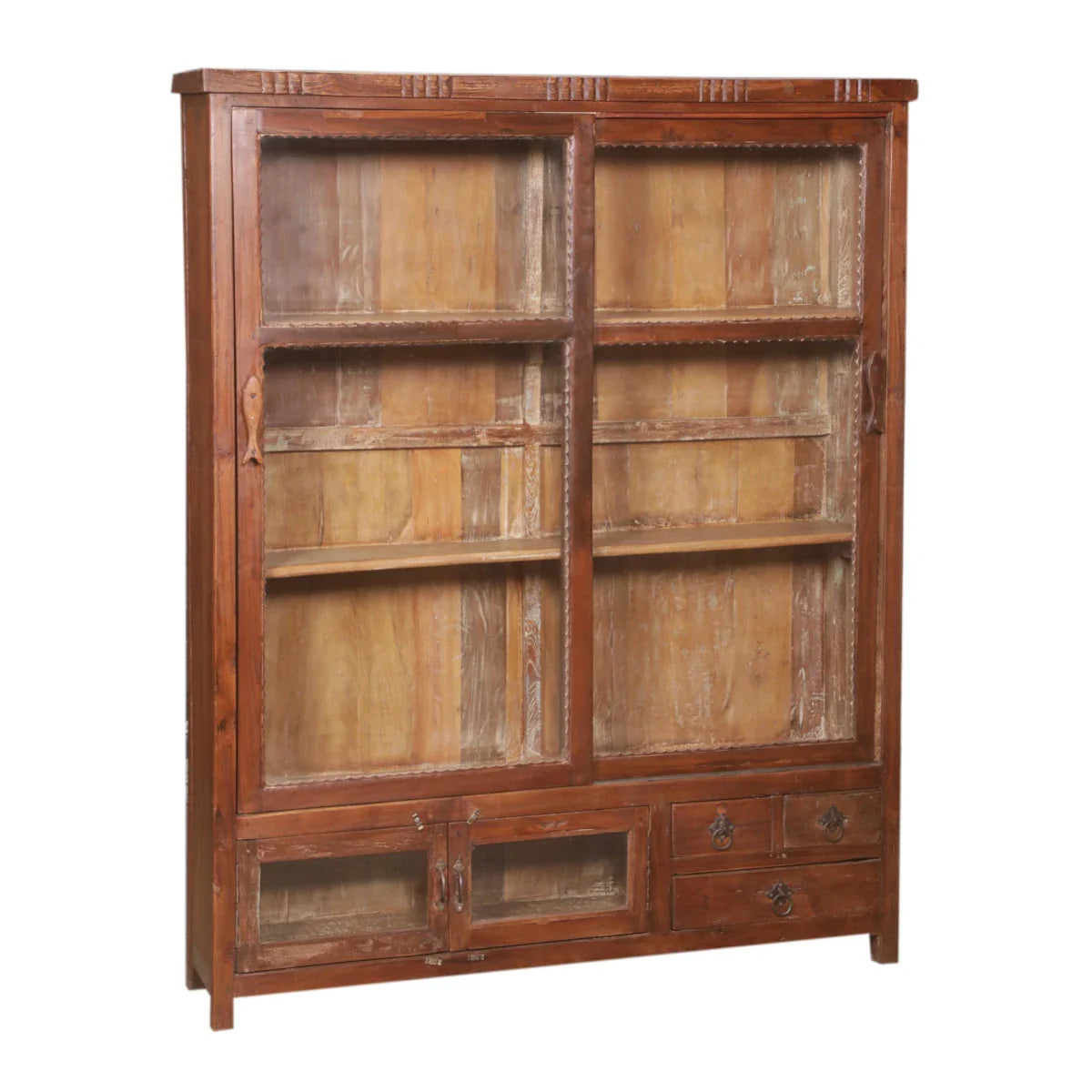 Teak Cabinet with Glass