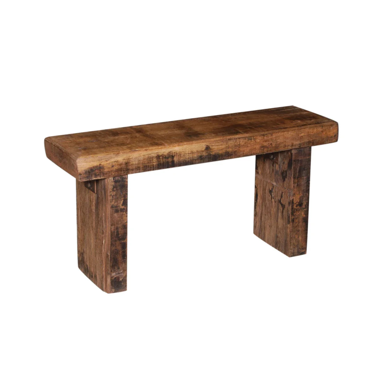 Artisan Crafted Wooden Bench