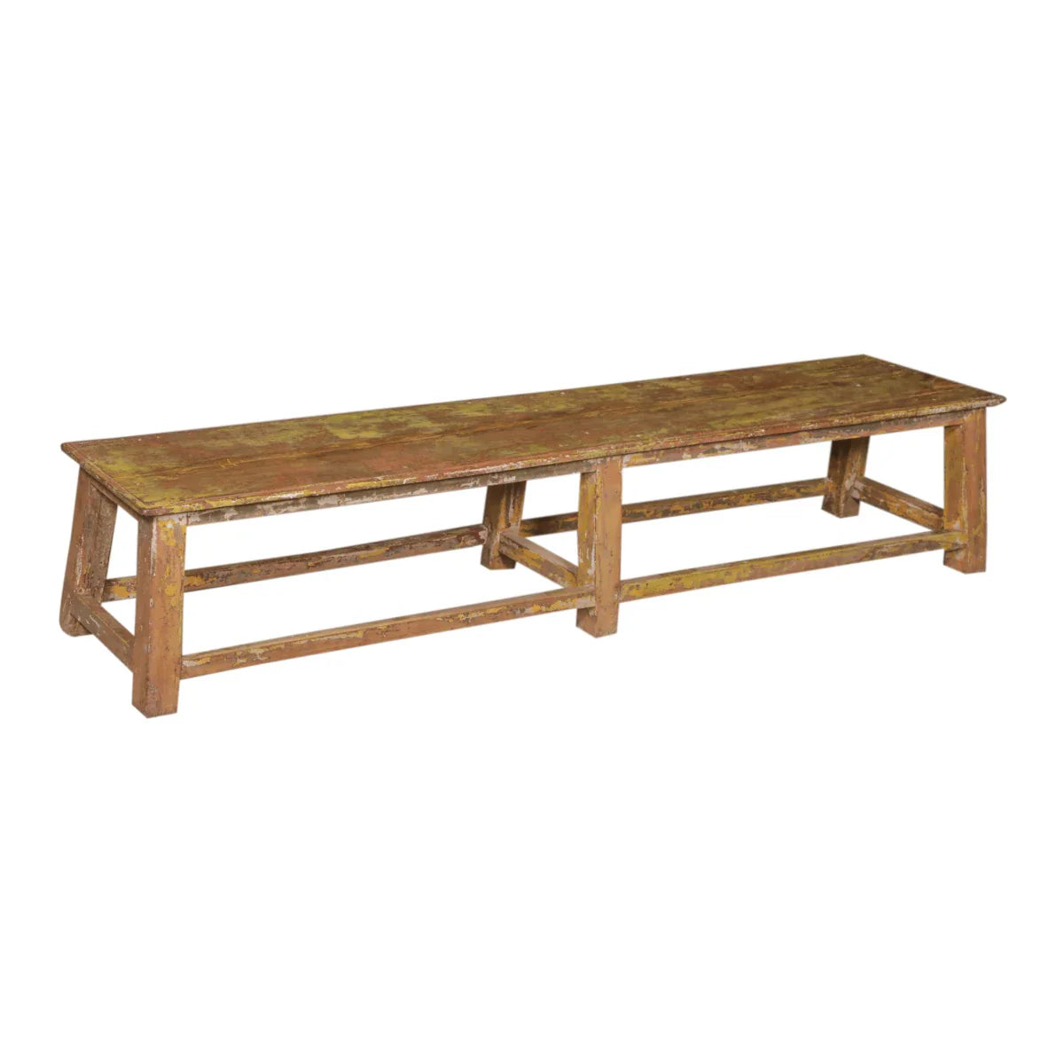 Artisan Crafted Teak Wood Bench