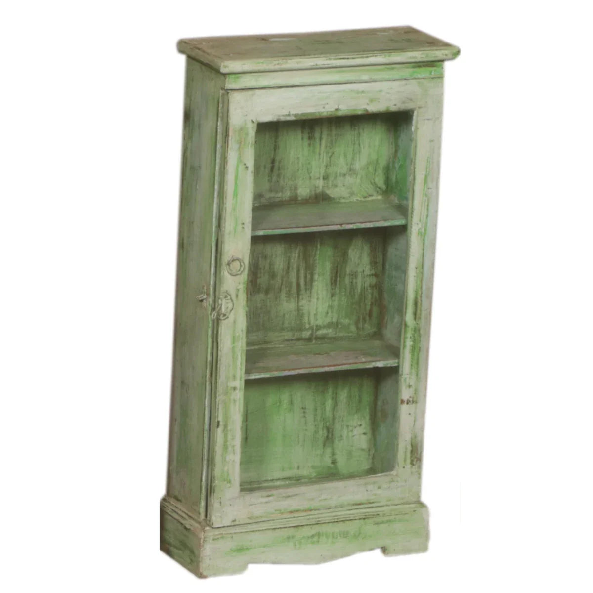 Painted Cabinet with Glass