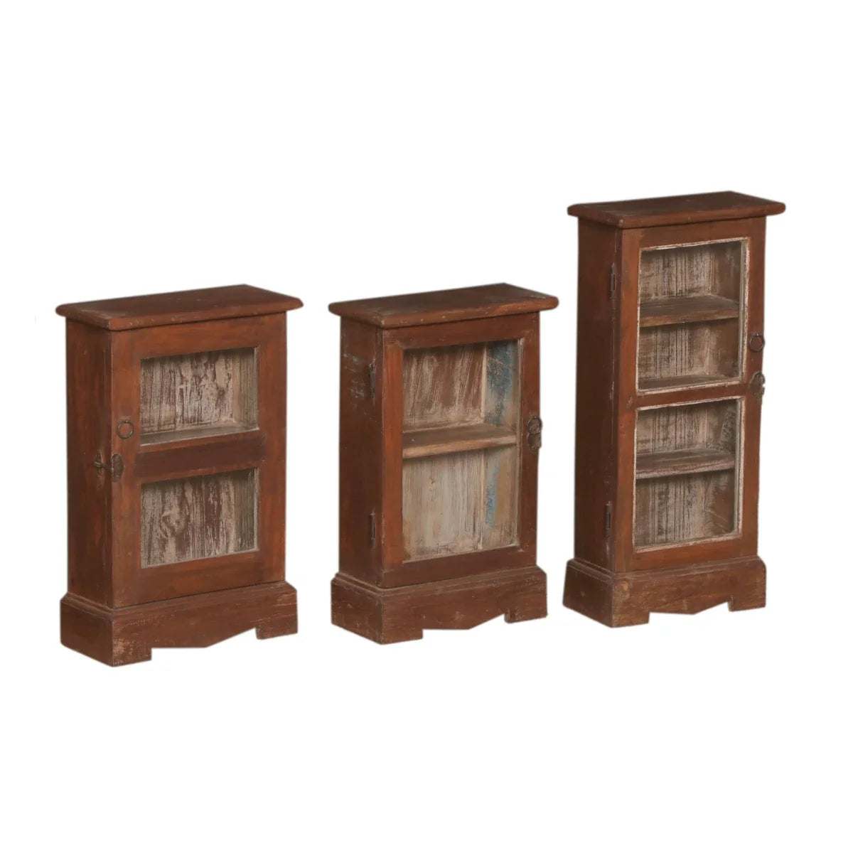 Wooden Display Cabinet with Glass