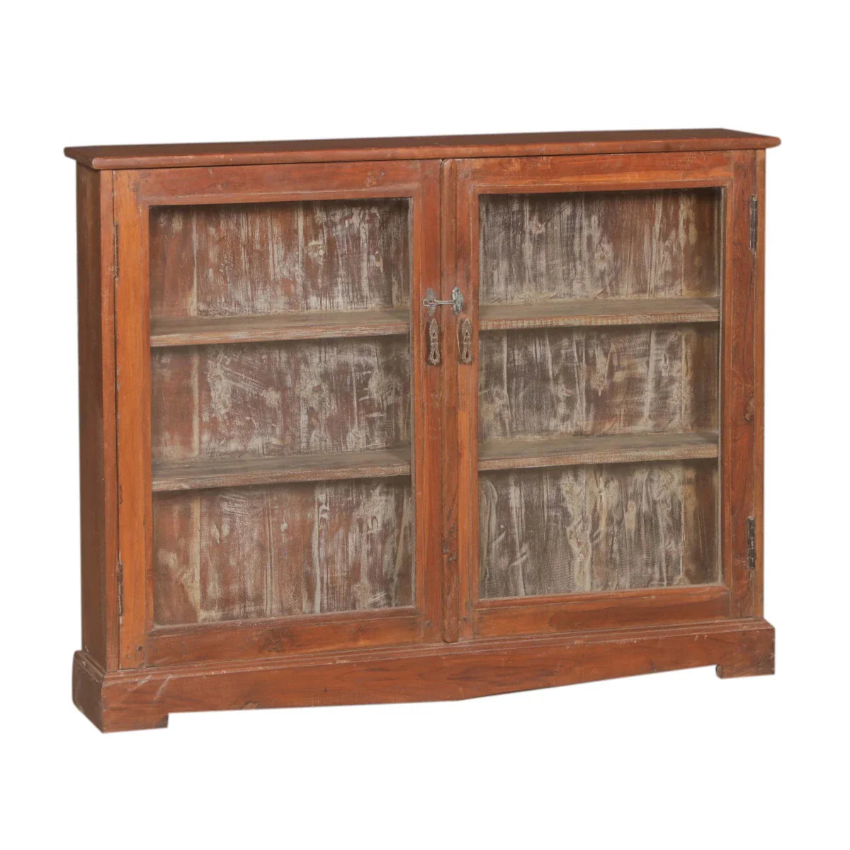 Lowboy Cabinet with Glass