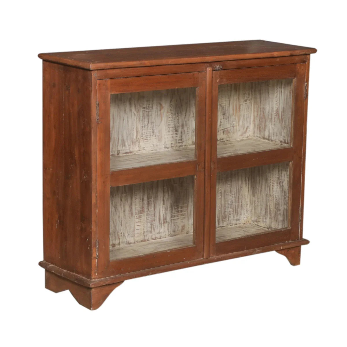 Lowboy Cabinet with Glass