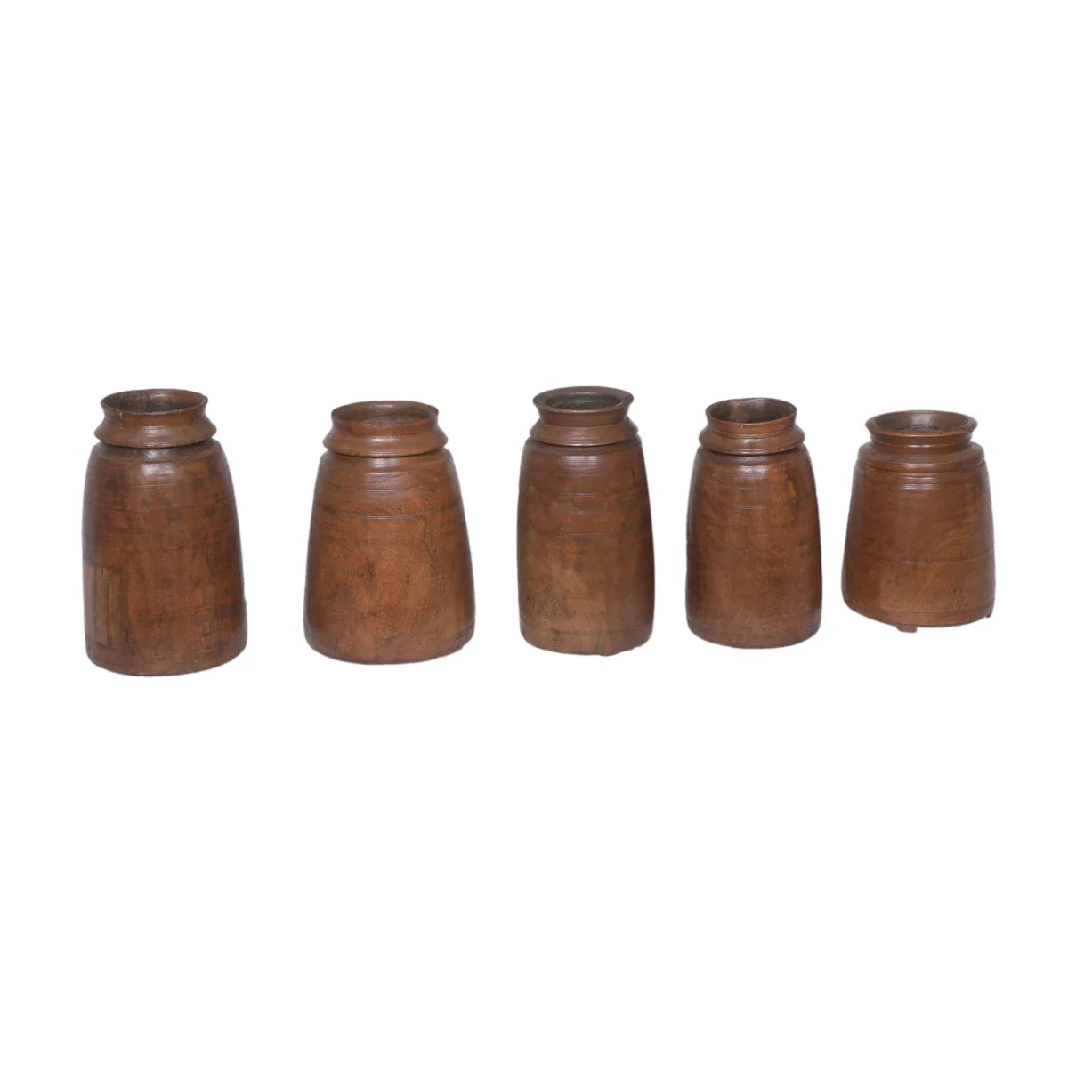 Artisan Crafted Wooden Pot