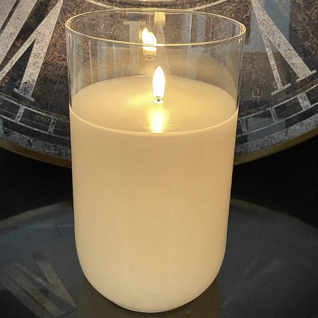 Ivory Wax LED Radiance Candle