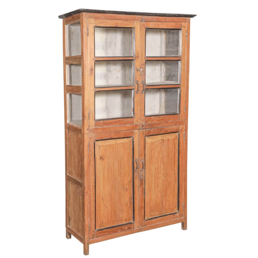 Teak Cabinet with Glass