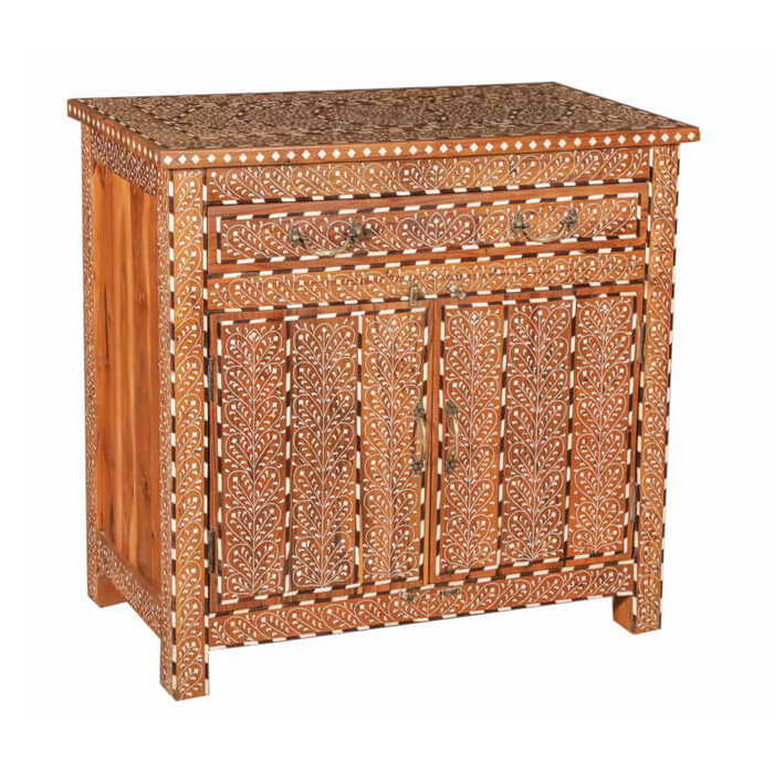 Teak Bone Inlay Sideboard