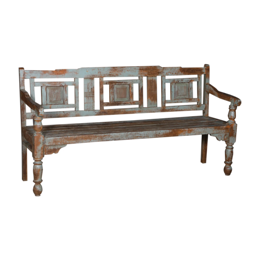 Artisan Crafted Teak Bench