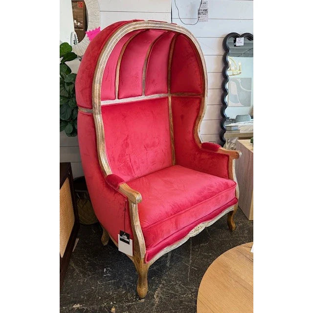 French Accent Chair in Red